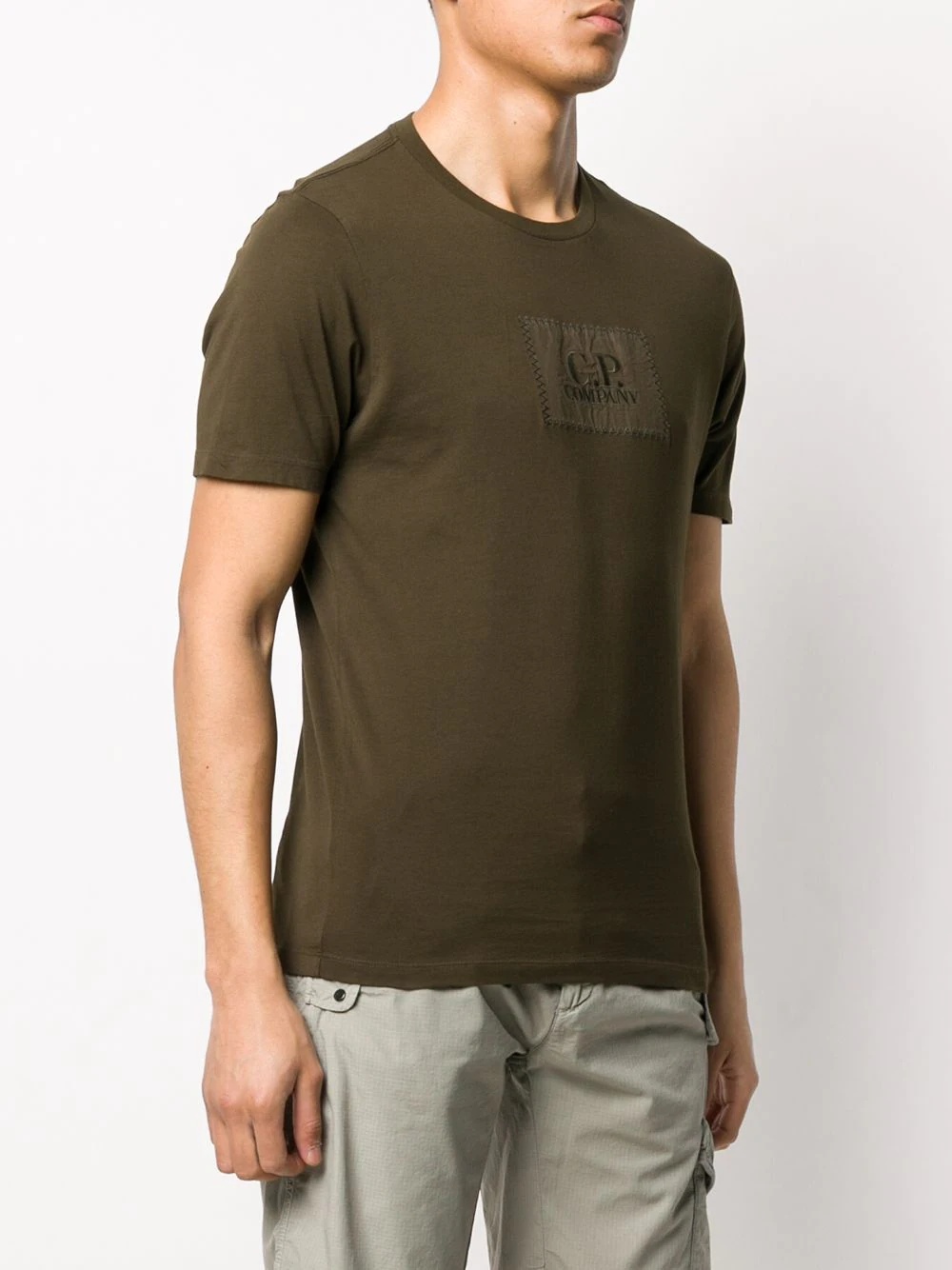 embroidered logo T-shirt - 3