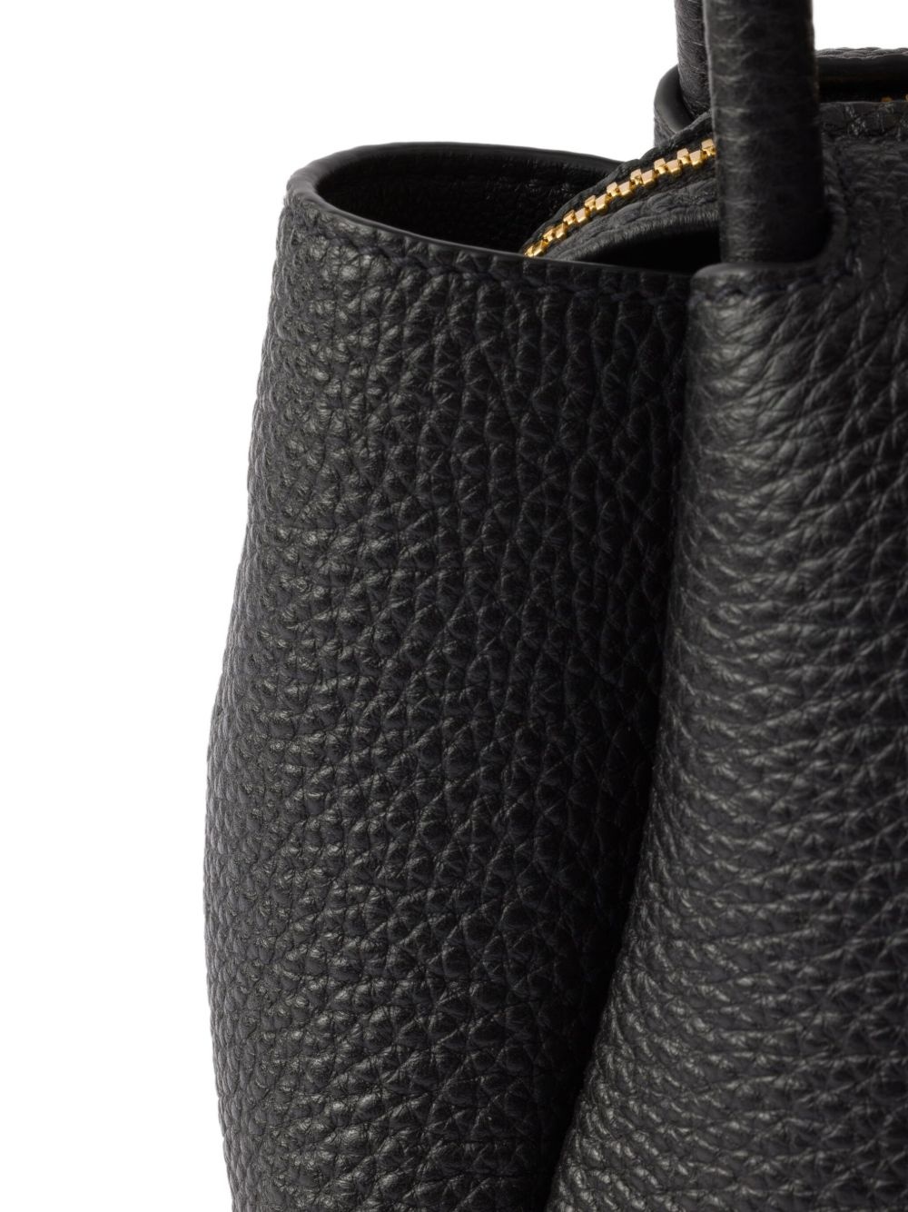 mini leather tote bag - 6
