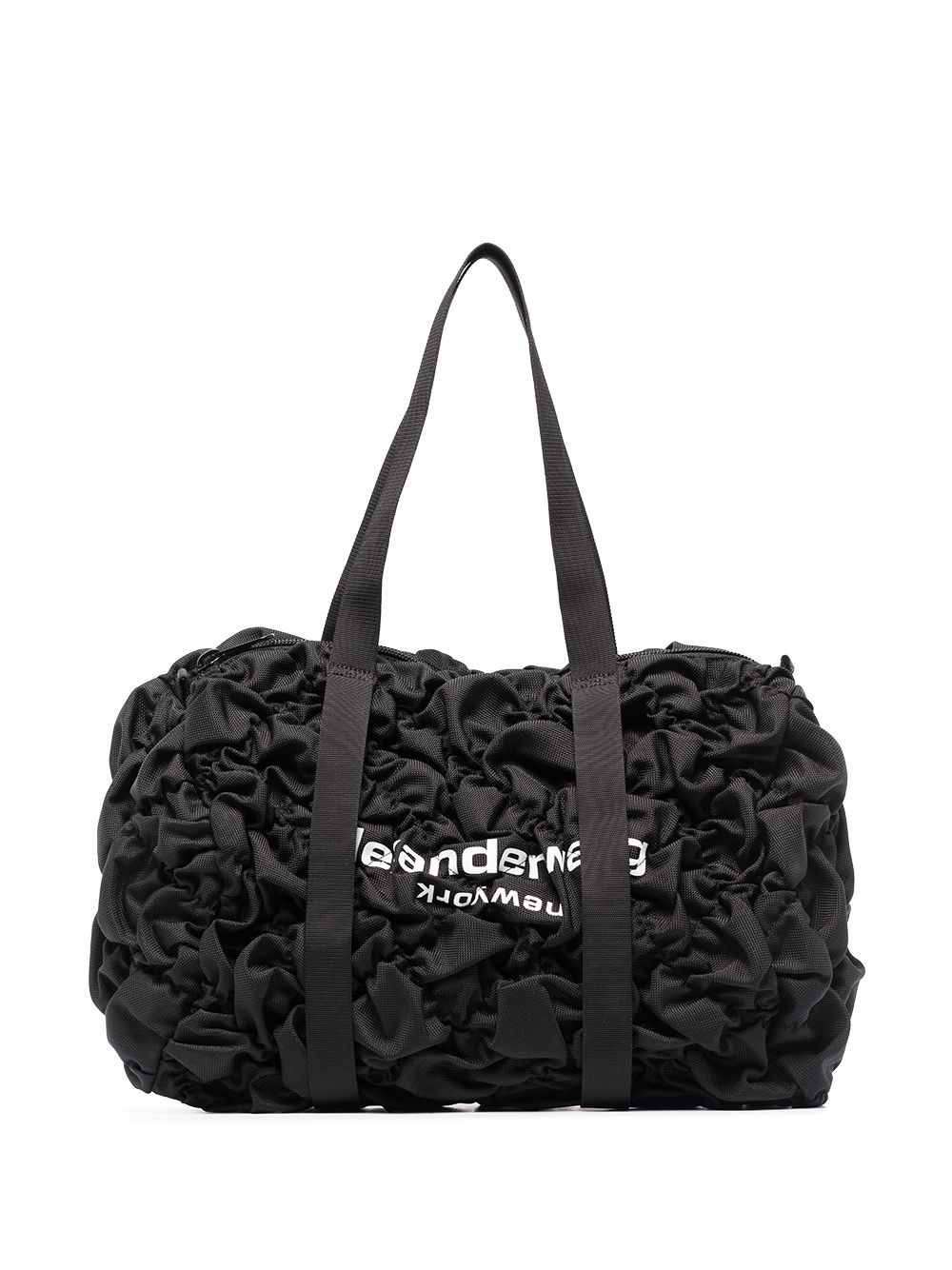 Rebound ruched-effect holdall bag - 1