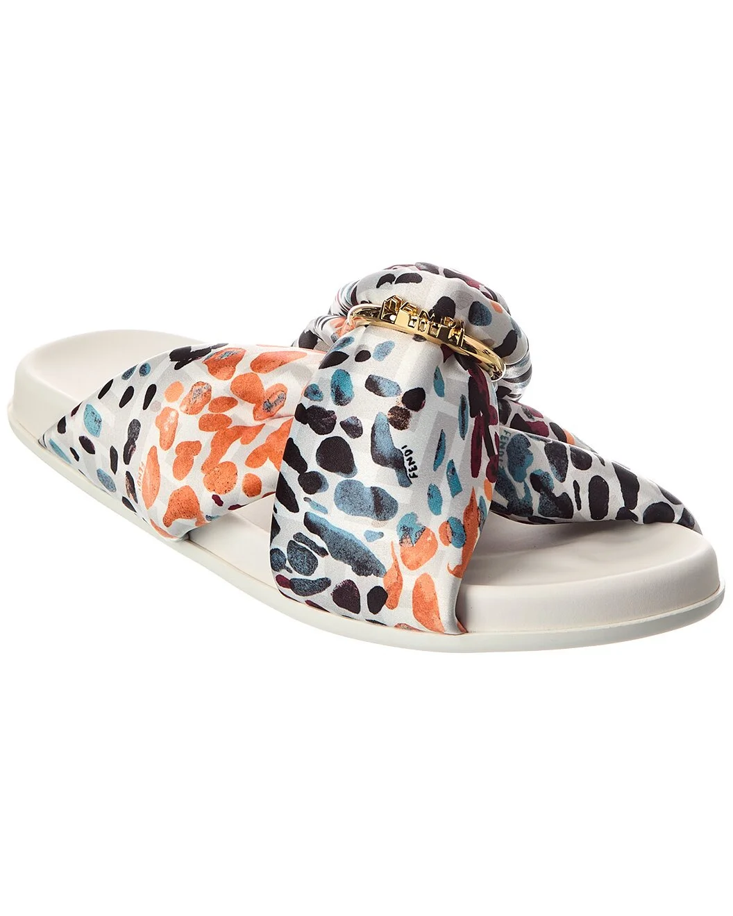 FENDI Feel Satin Sandal - 1