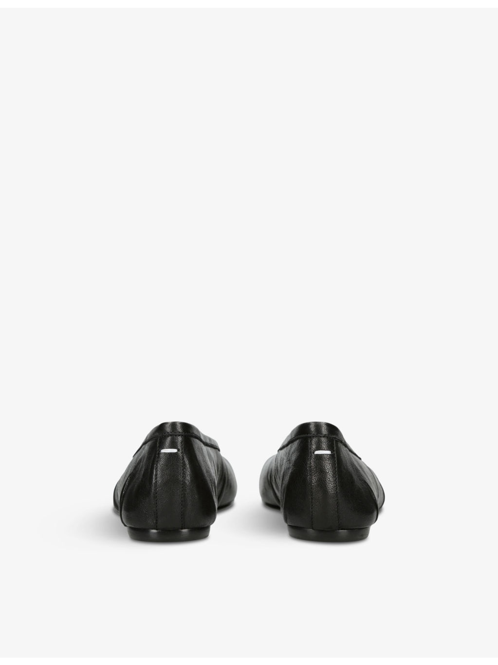 Tabi split-toe leather ballet flats - 4