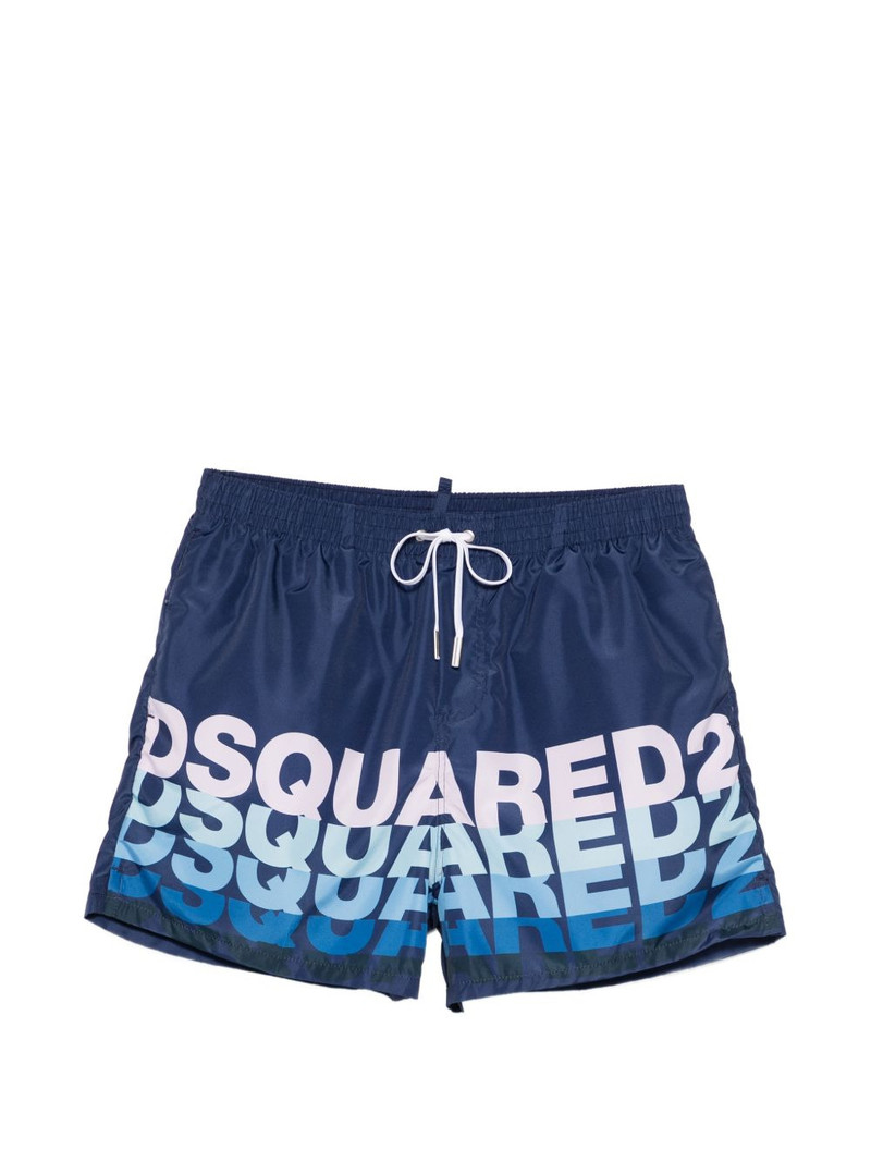 logo-print swim shorts 1