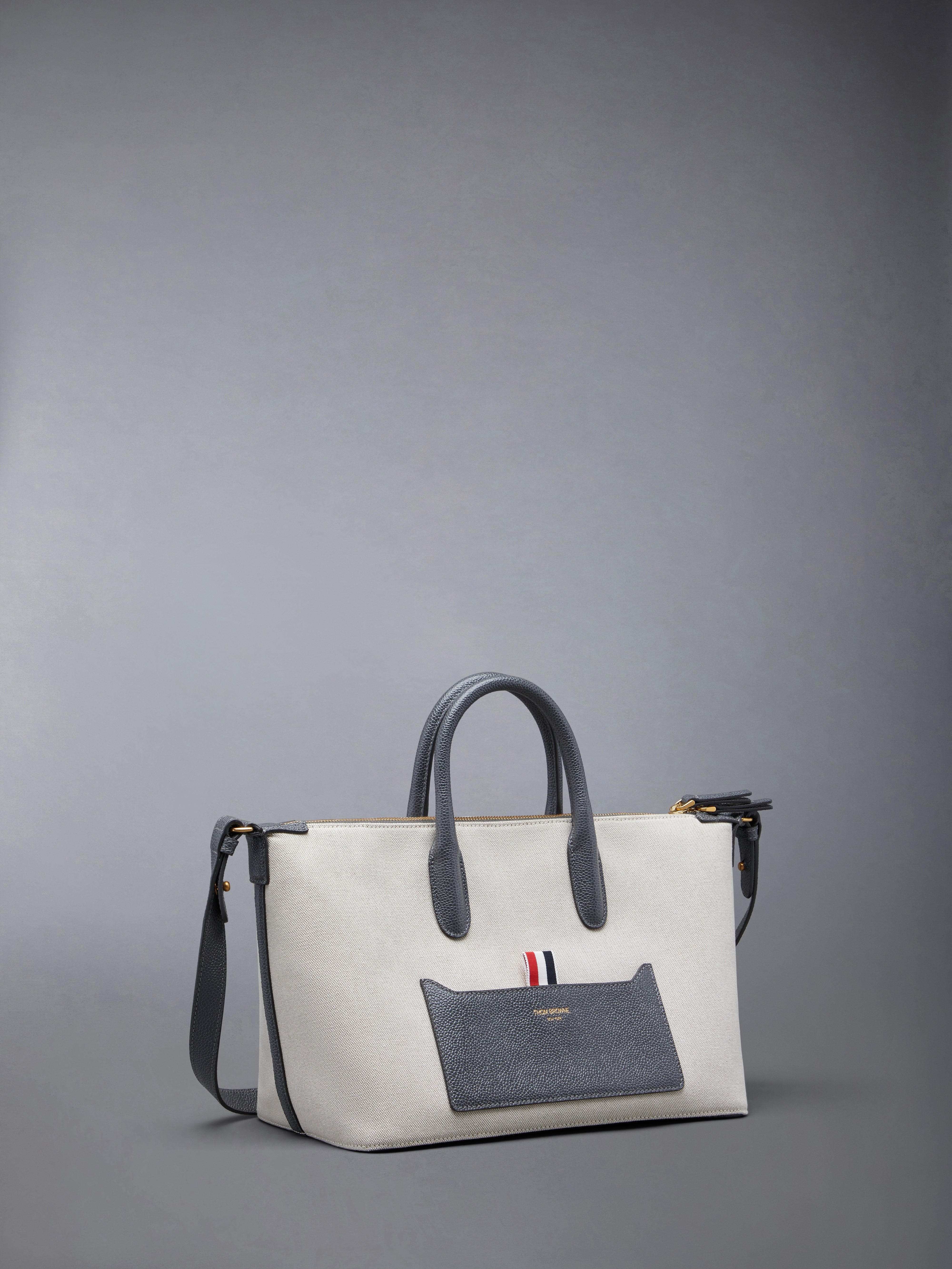 grosgrain-loop tote bag - 3