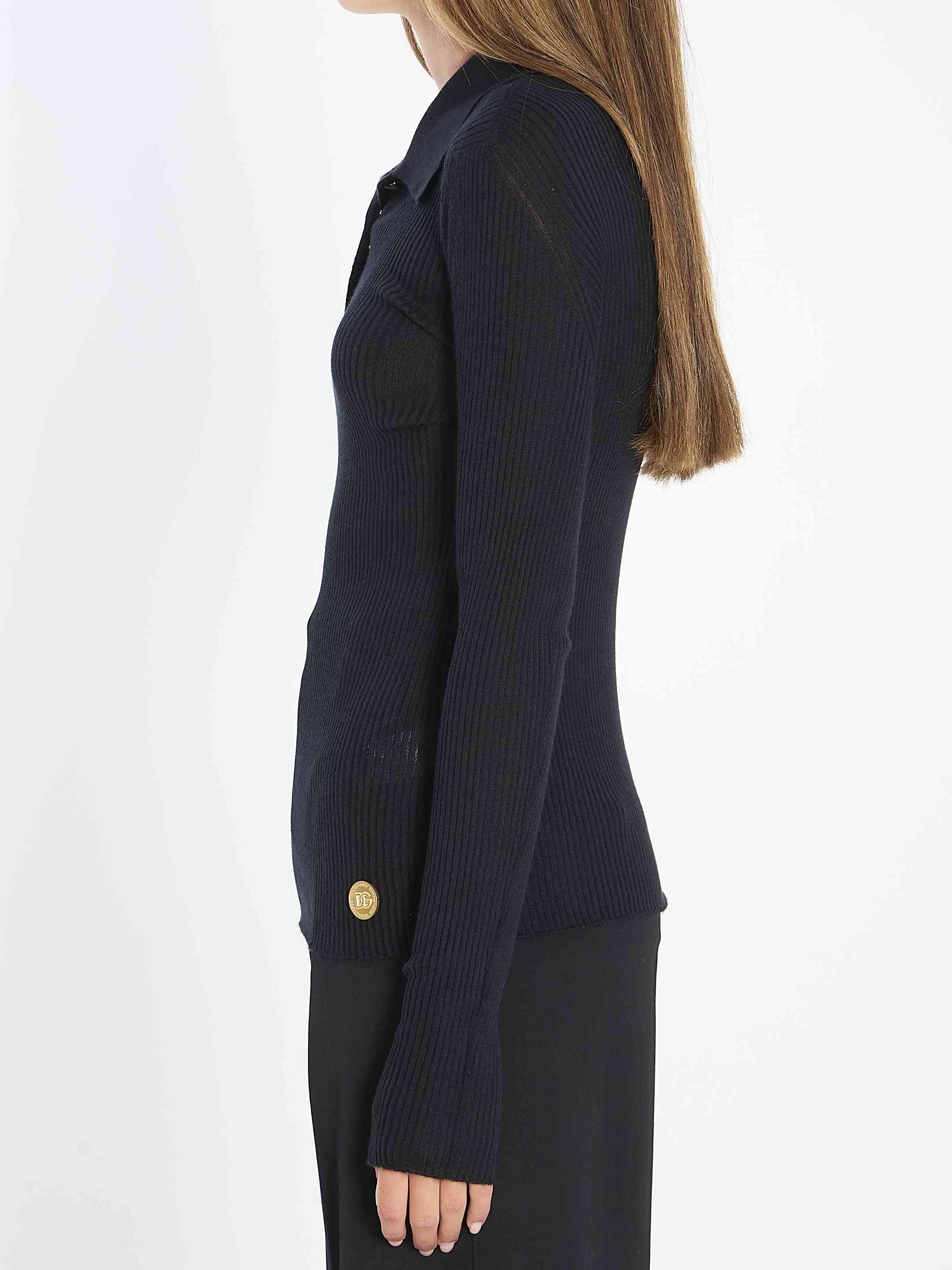 Dolce&Gabbana Women Long-Sleeve Polo Shirt - 3