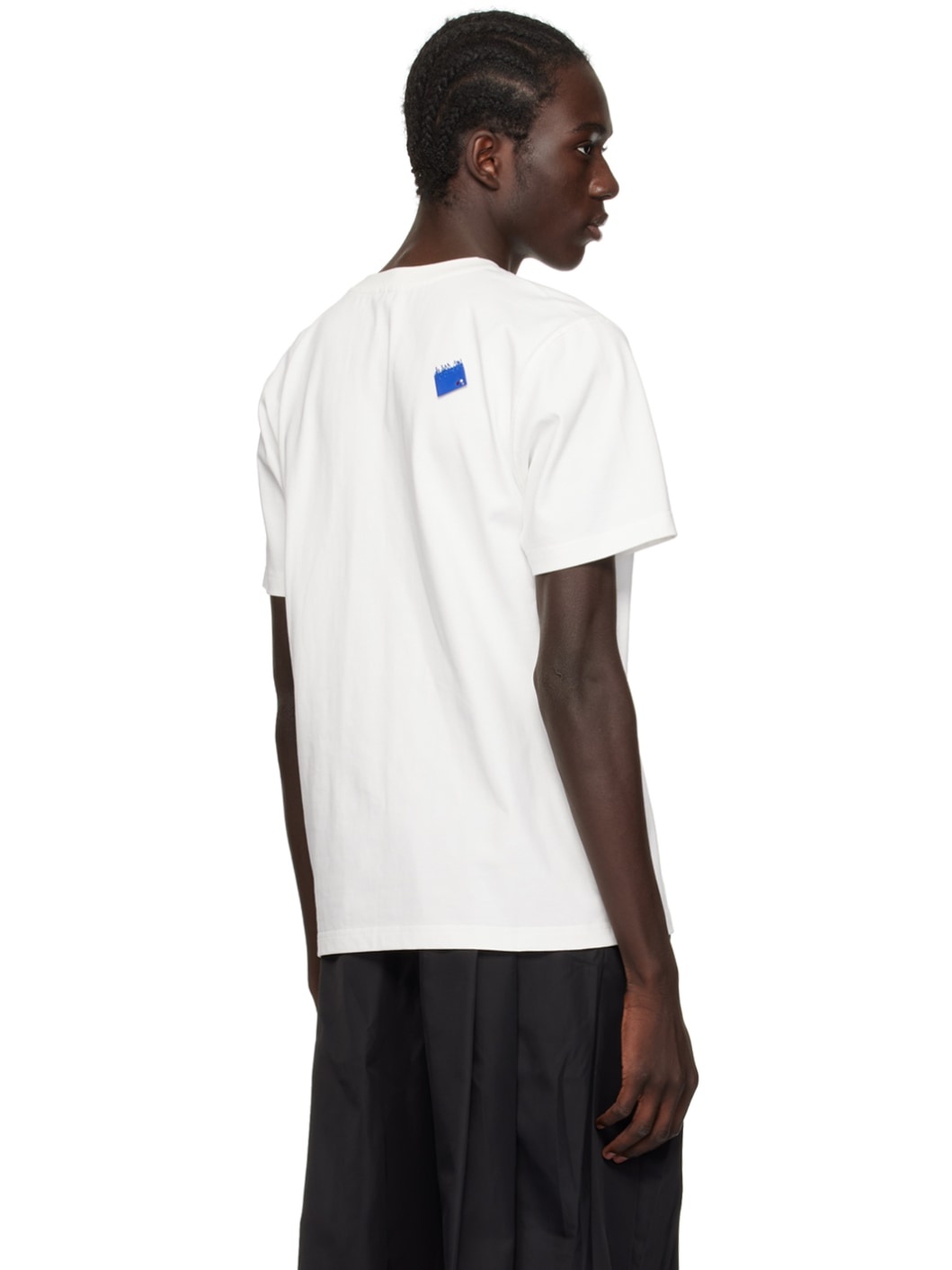 White Crystal-Cut T-Shirt - 3