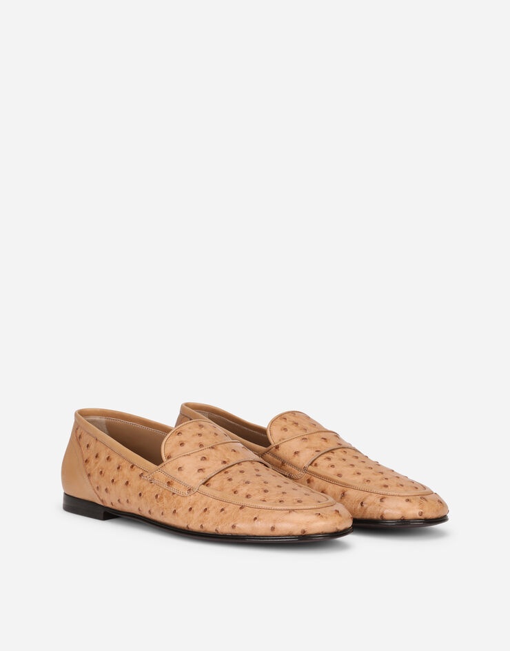 Ostrich skin slippers - 2