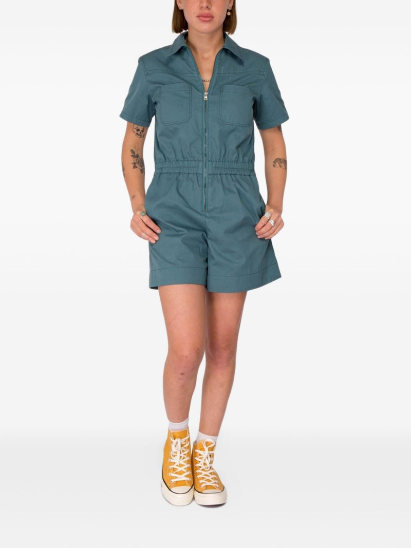 short-sleeve zip playsuit 1
