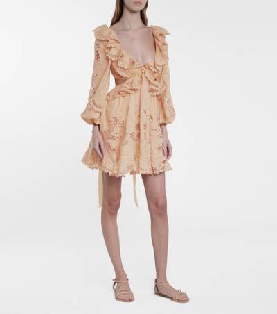 Zimmermann Brighton cotton minidress outlook