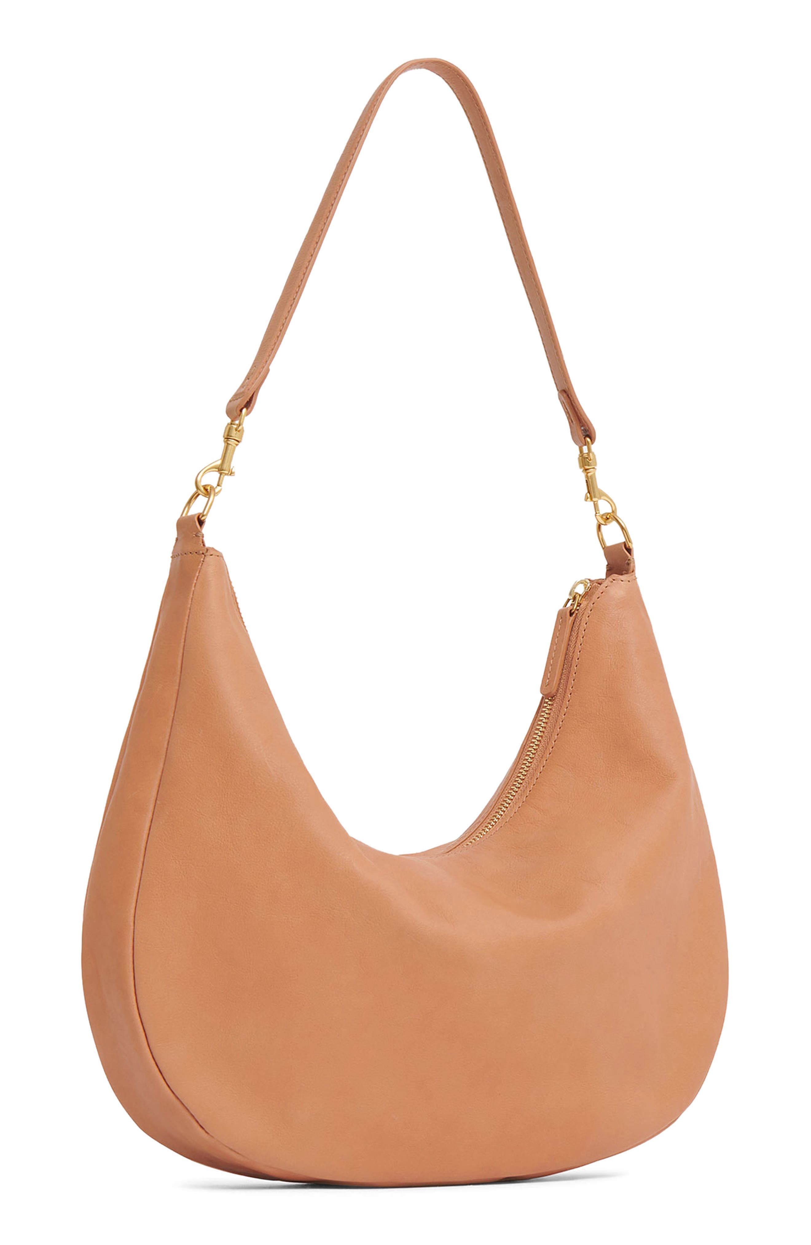 Mansur Gavriel Swing Leather Hobo Bag in Cammello at Nordstrom - 4