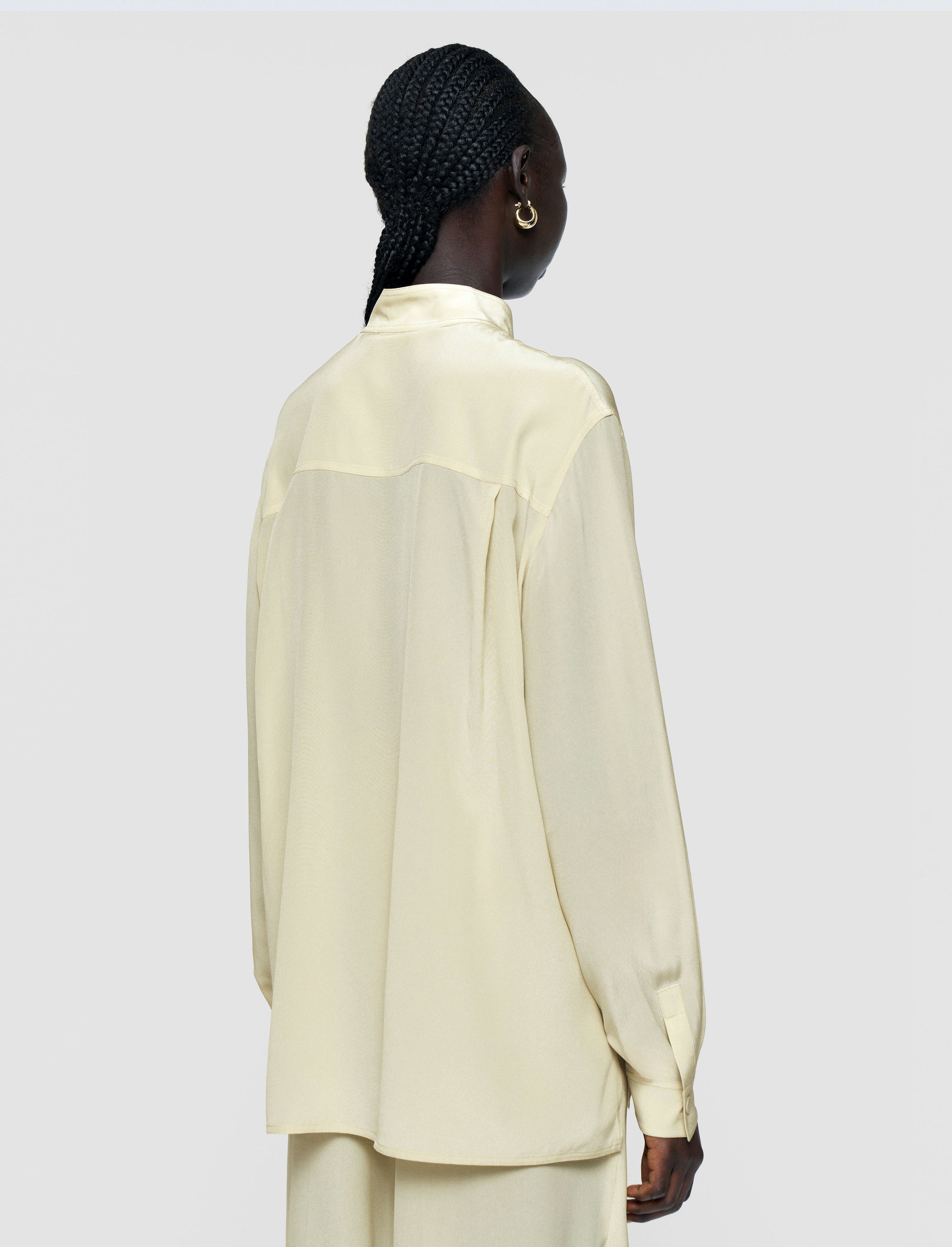 Lamy Crepe de Soie Silk Jacket - 4