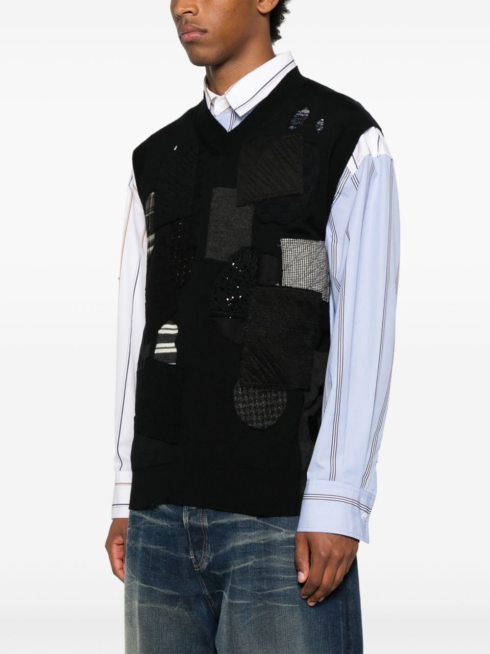 patch-detail vest - 3