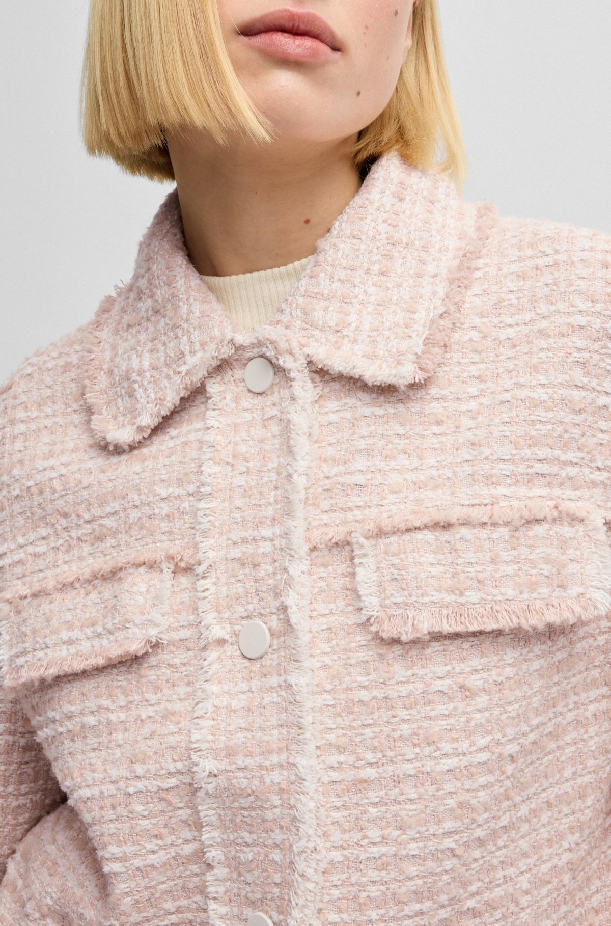 REGULAR-FIT TWEED JACKET - 5
