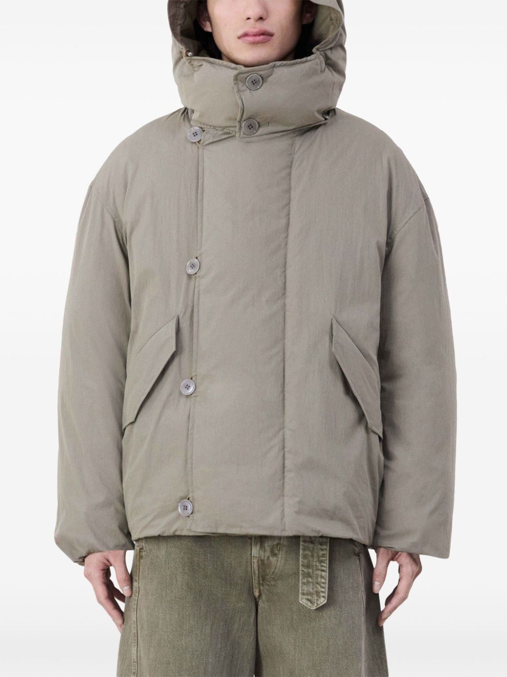hooded puffer jacket - 3