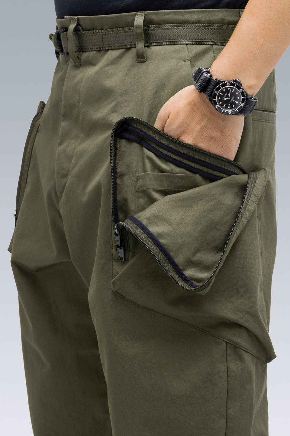 P32-S HD Cotton Cargo Pant RAF Green - 22