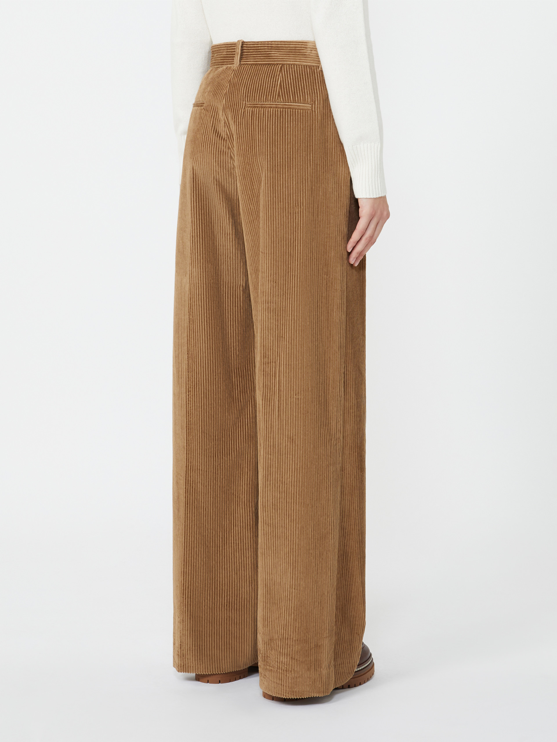 TANIA Wide-leg corduroy trousers - 4