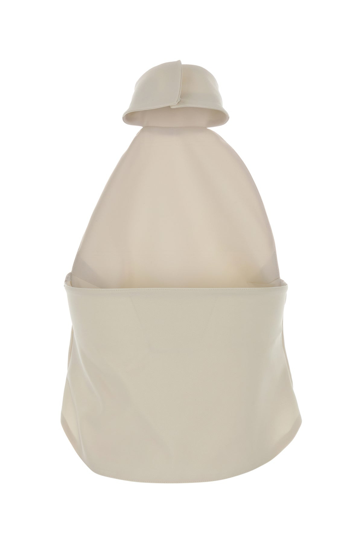 White crepe Eclipse top - 2