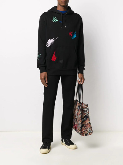 Paul Smith Marker Pen embroidered hoodie outlook