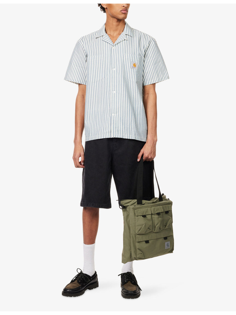 Carhartt WIP Leavel Seersucker Cotton-Blend Shirt outlook