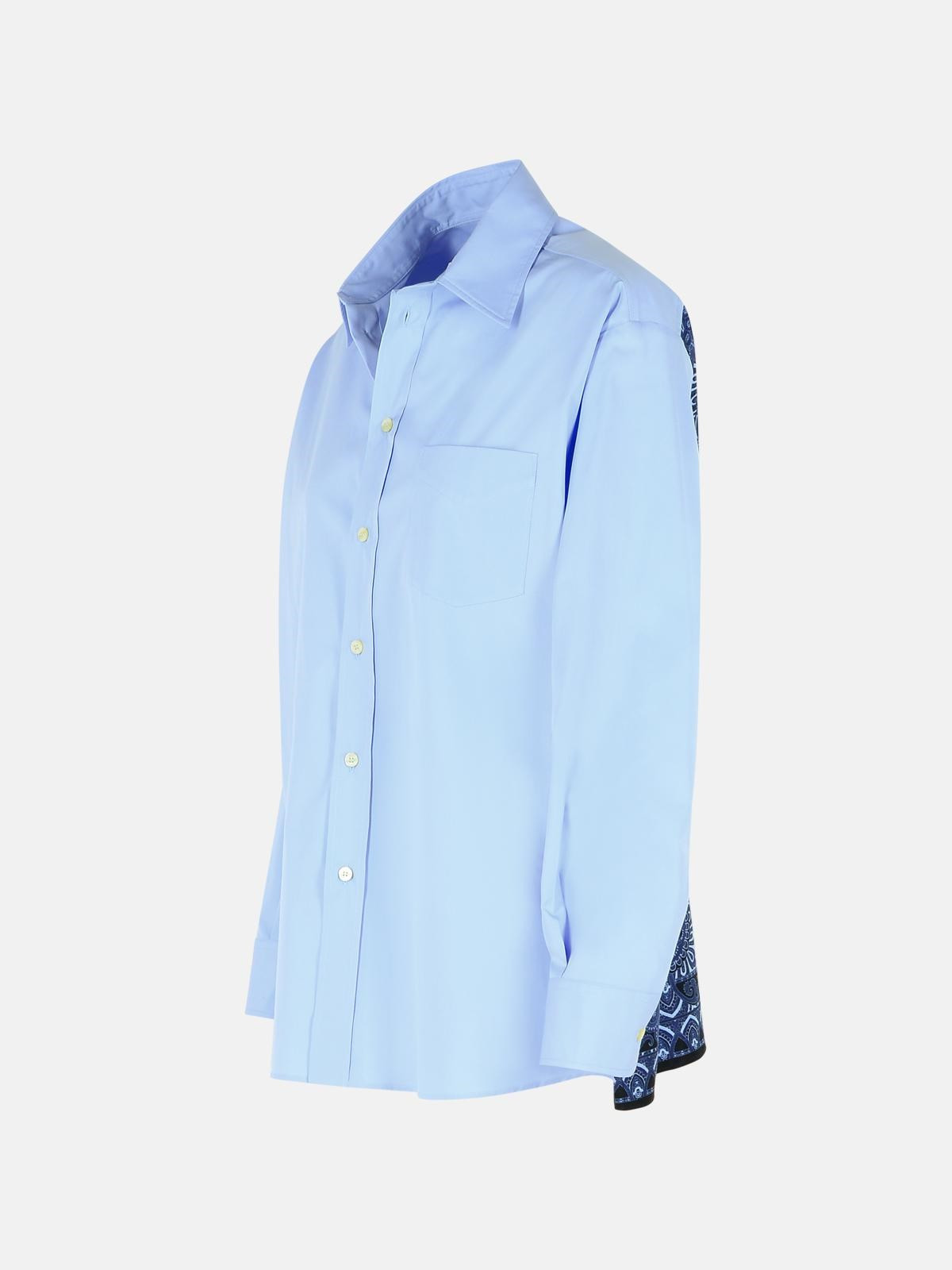 BLUE COTTON SHIRT - 2