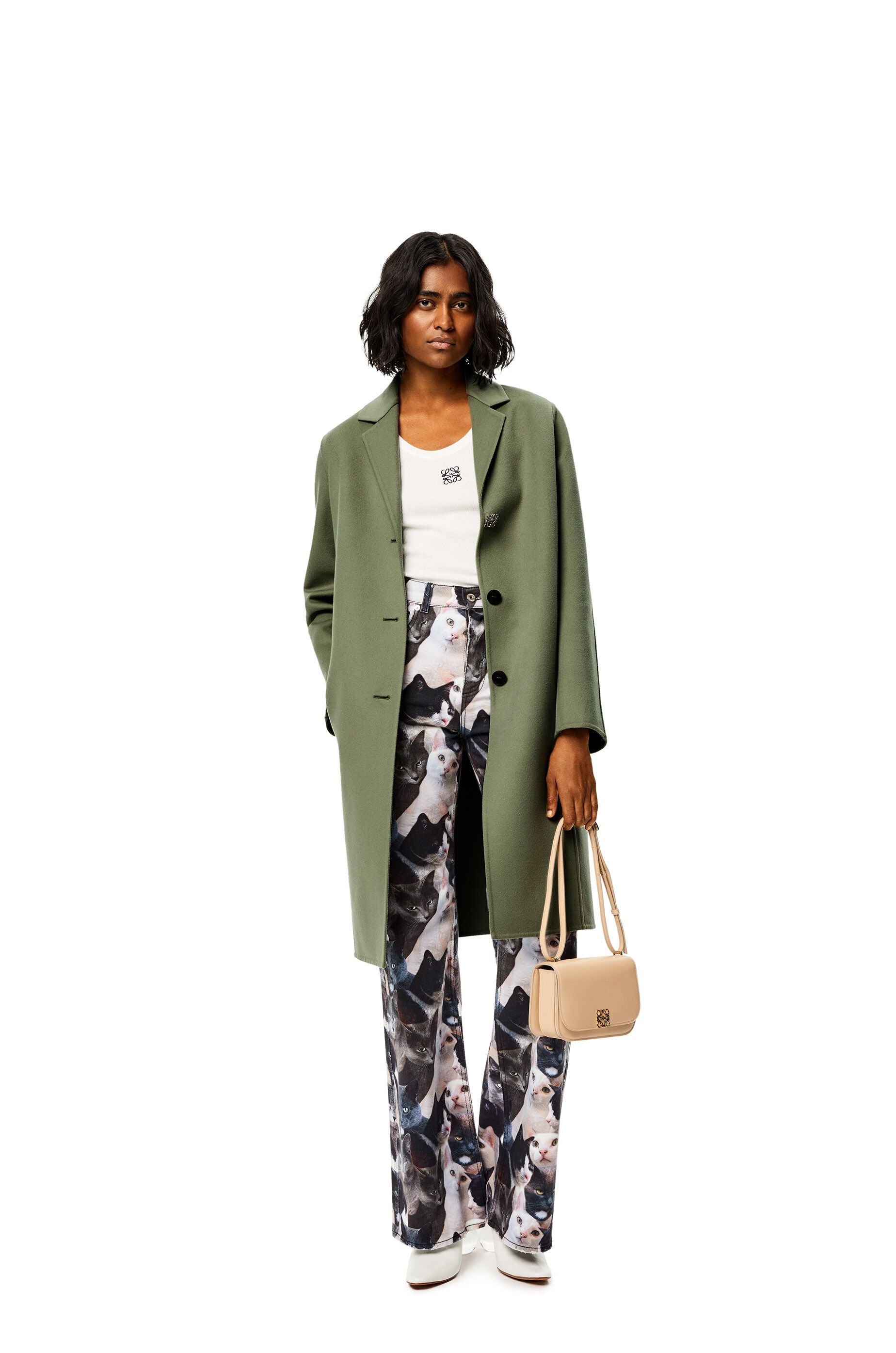 Anagram coat in wool and cashmere - 2