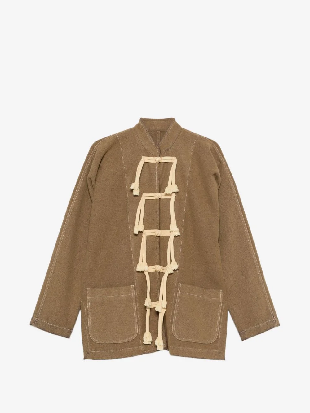 tassel-detail jacket - 1
