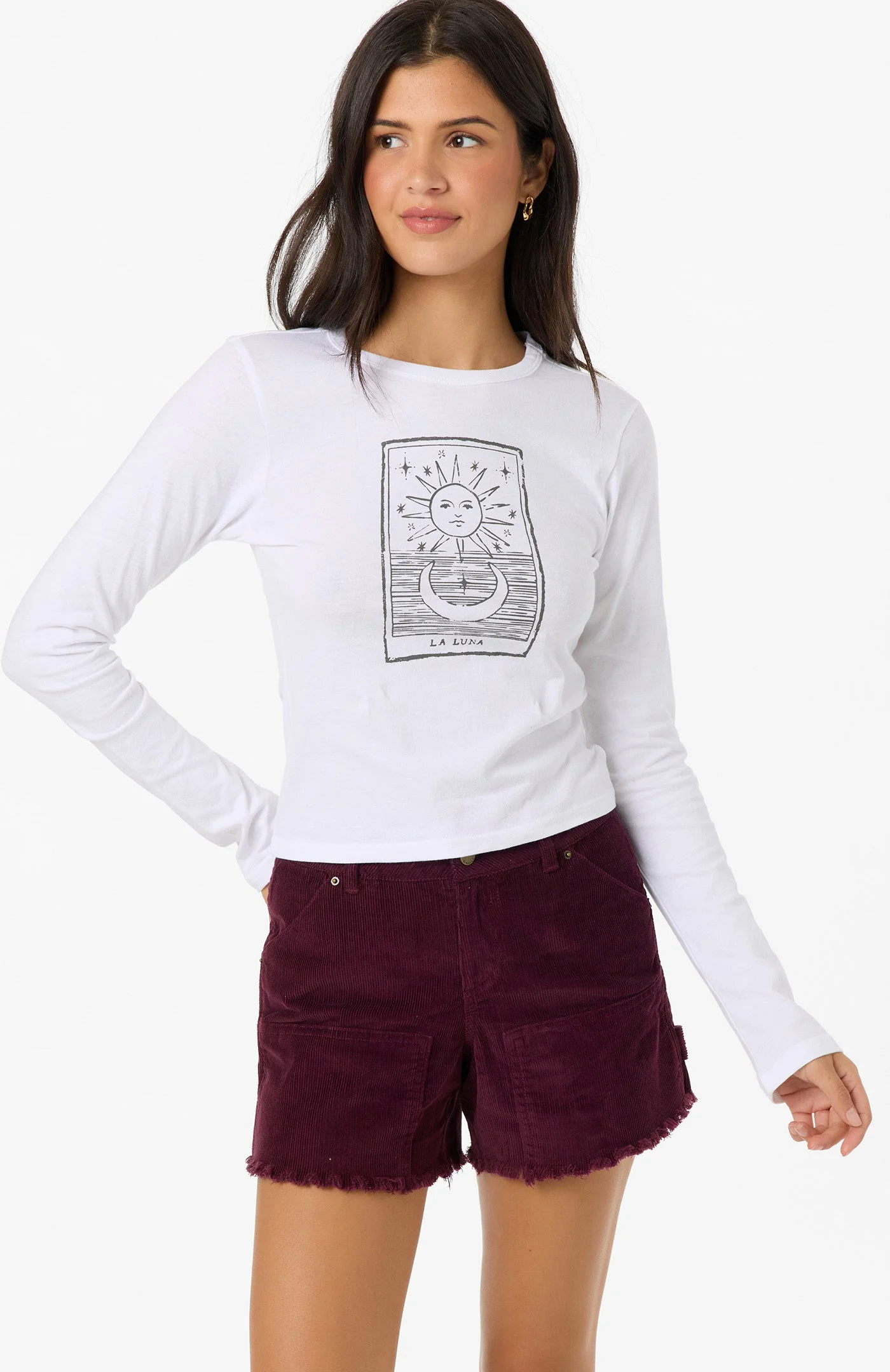 Starry Night Fitted Long Sleeve Tee - 1