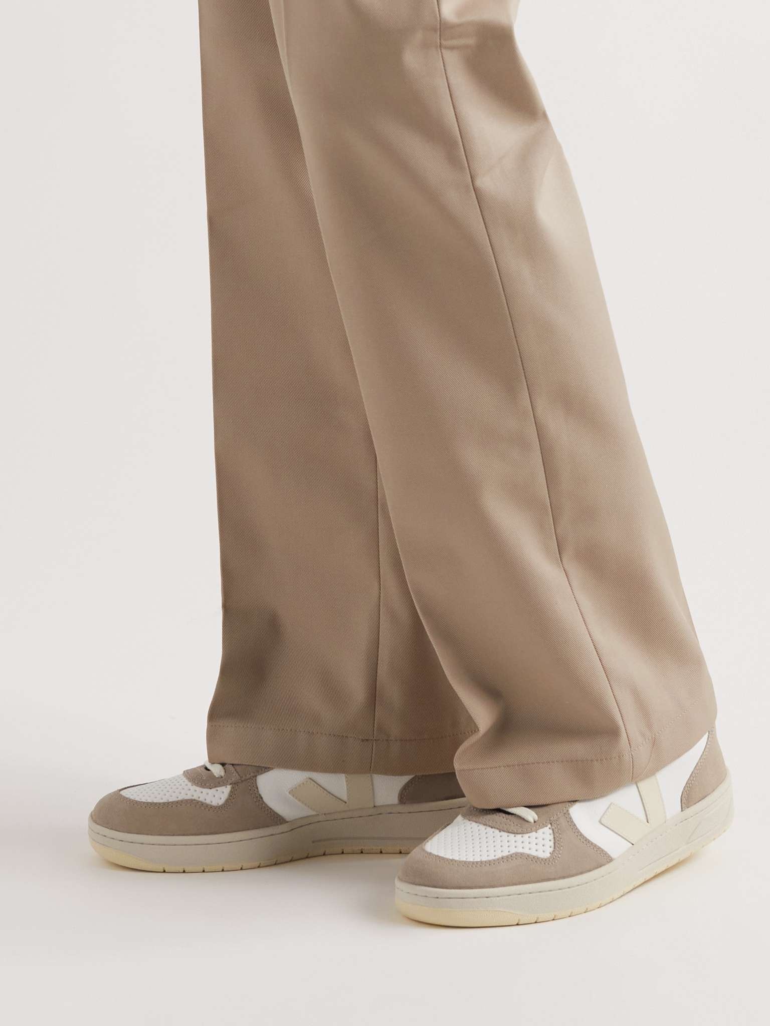 V-10 Suede and Leather Sneakers - 3