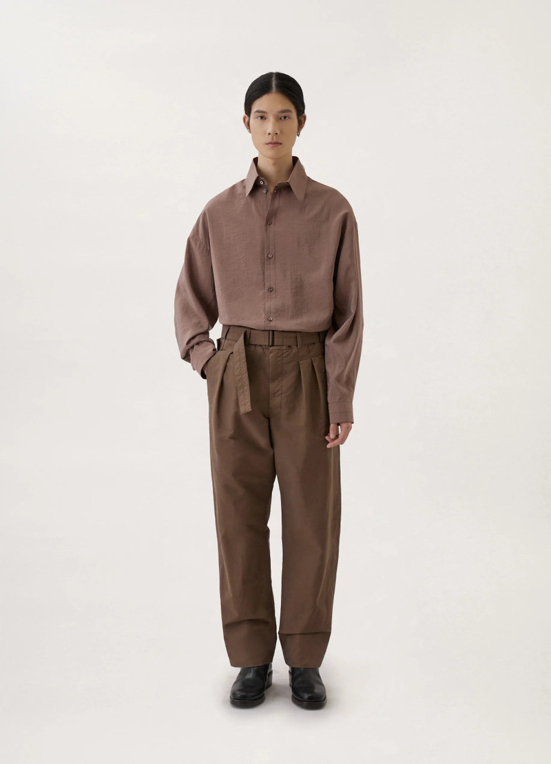 REGULAR COLLAR TWISTED SHIRT
DRY SILK 6