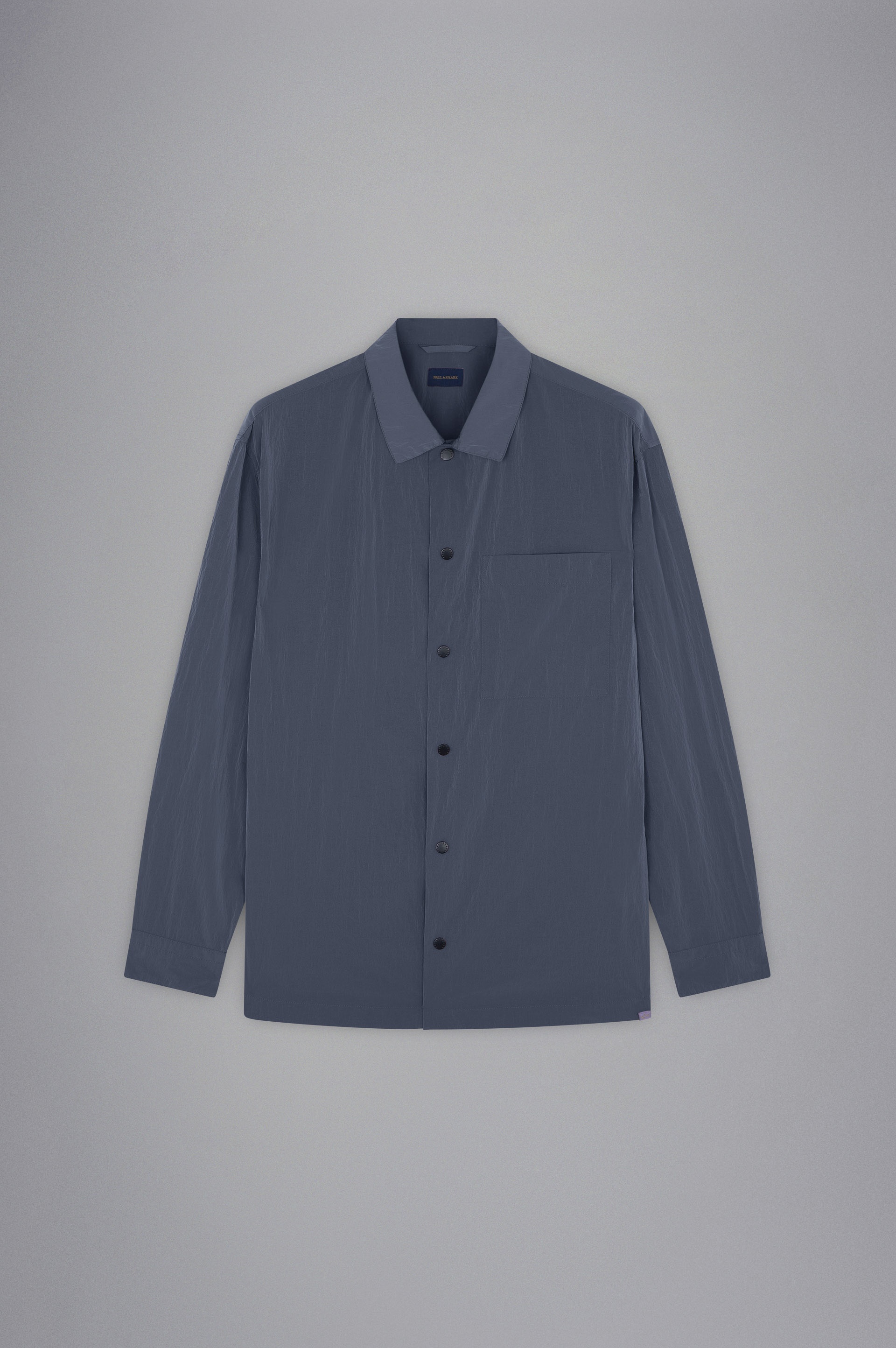 GARMENT DYED NYLON OVERSHIRT - 1