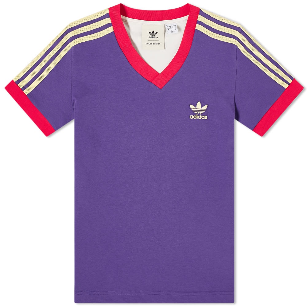 Adidas x Wales Bonner 70s V-Neck Tee - 1