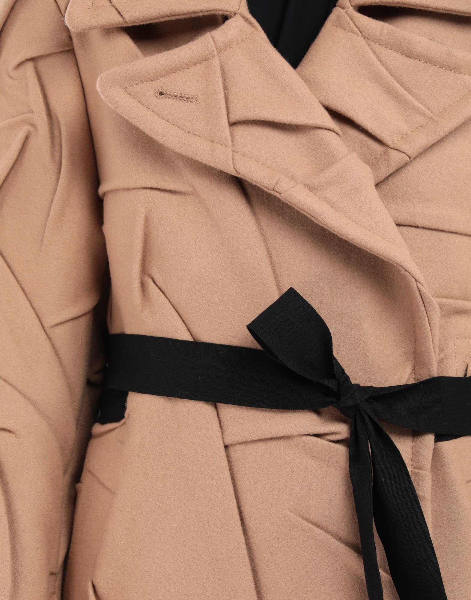 Crushed wool trench coat - 6