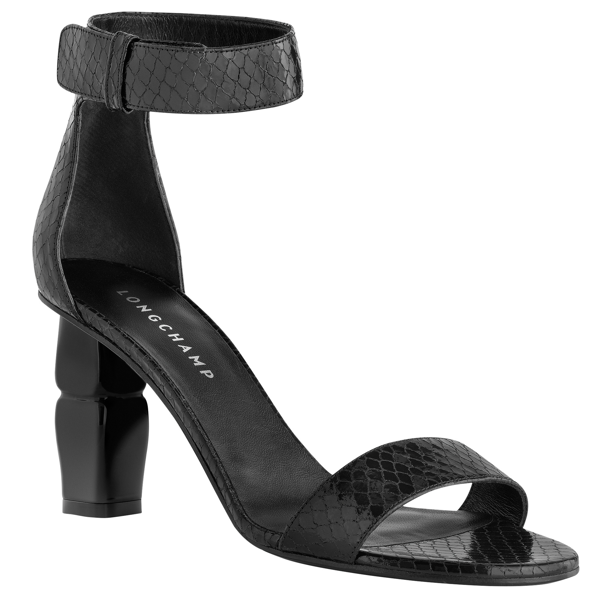 Roseau High heel sandals Black - Leather - 3