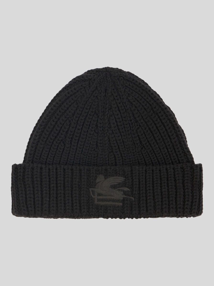 WOOL HAT WITH LOGO - 1