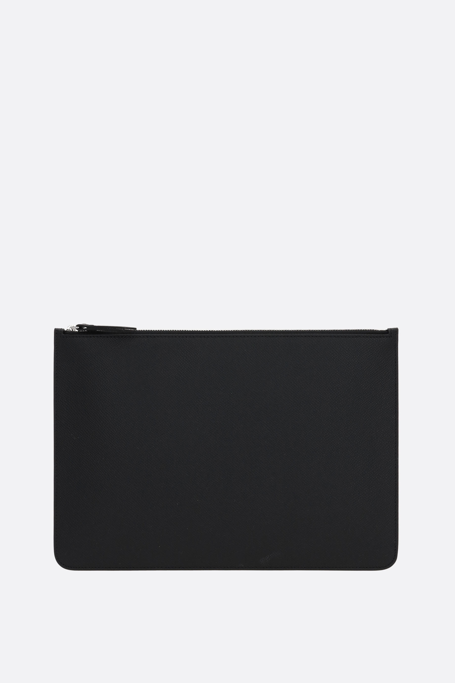 FOUR STITCHES SMALL TEXTURED LEATHER CLUTCH - 1