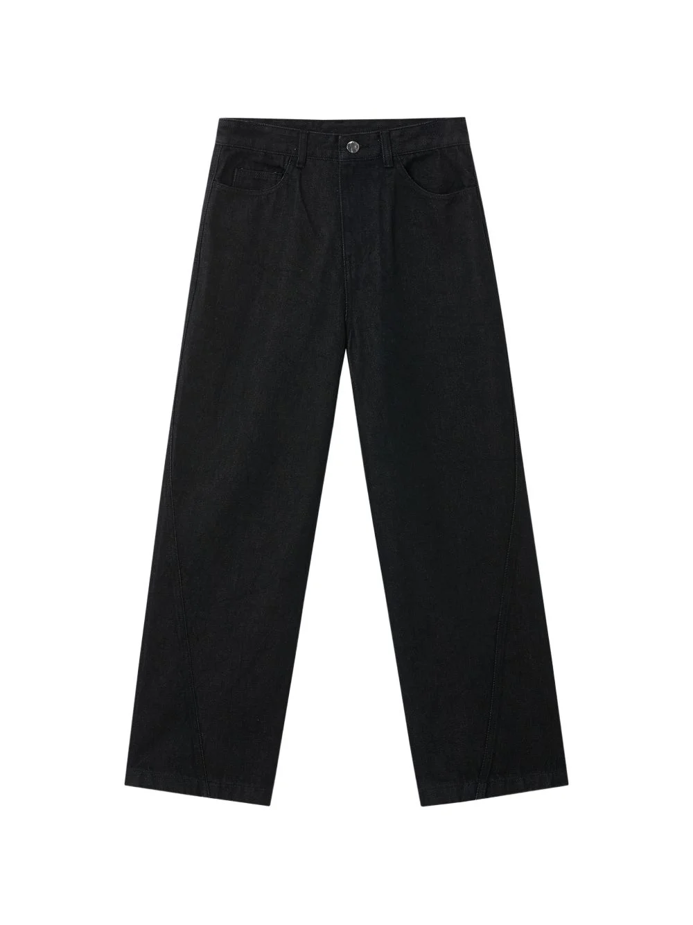 patch-detail straight jeans - 1