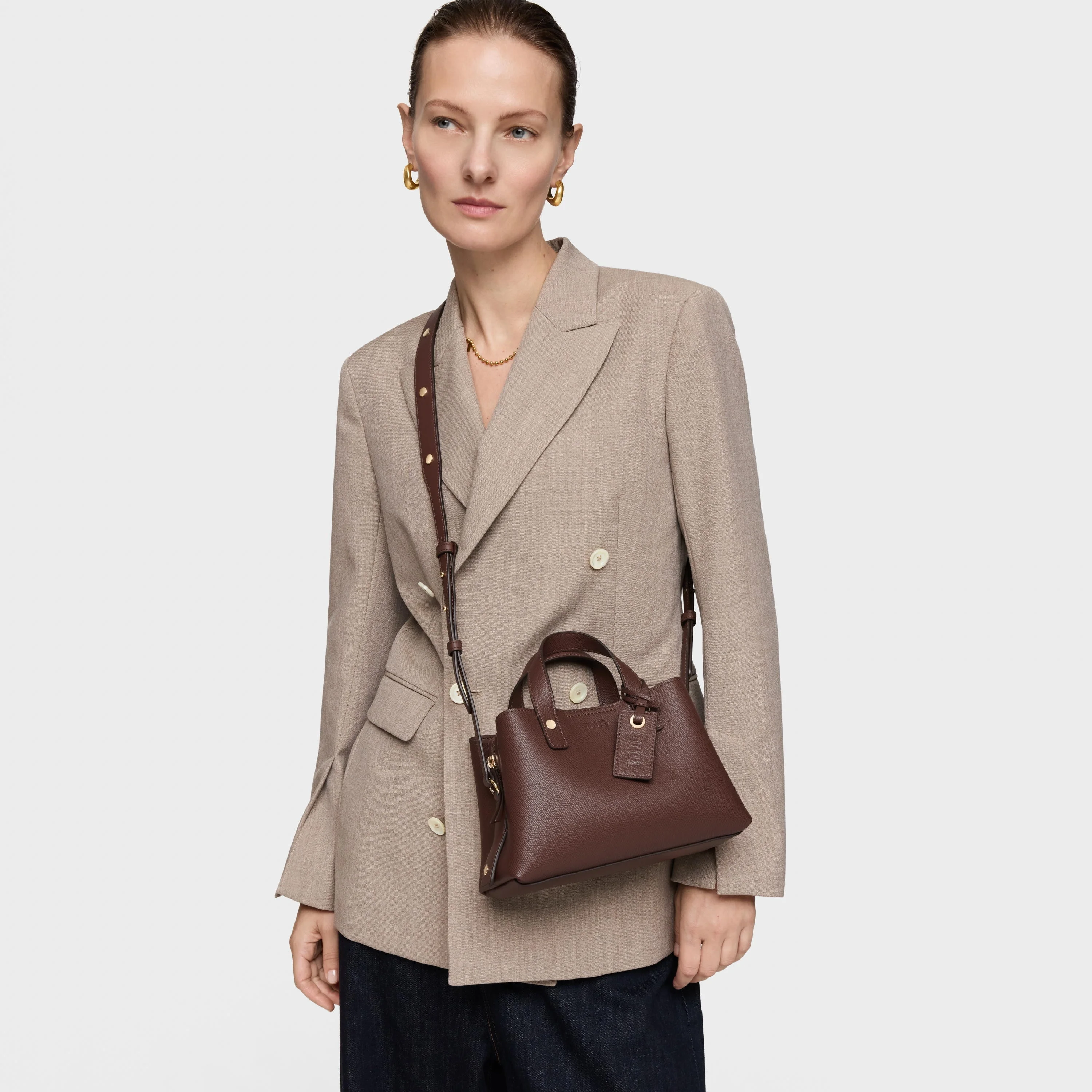 Small brown City bag The Citybow - 1