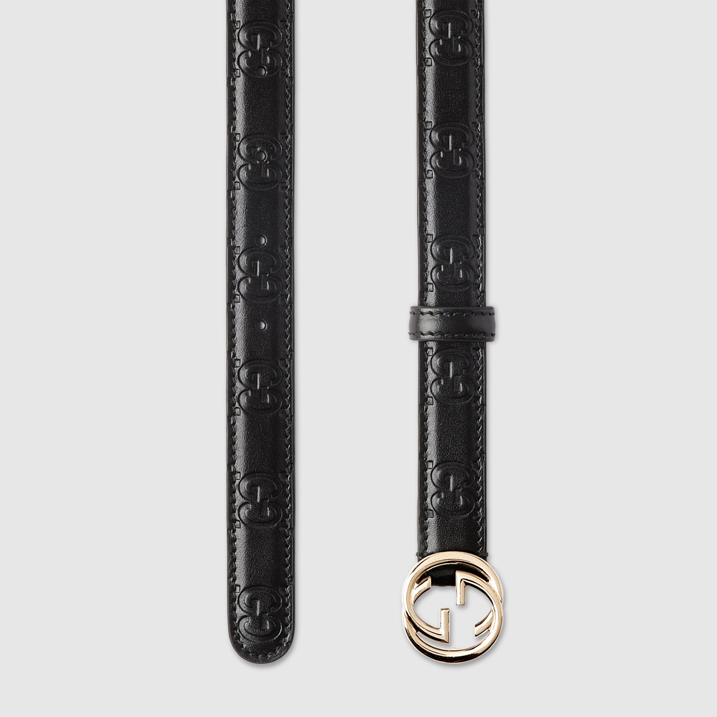 Belt with Interlocking G buckle - 2