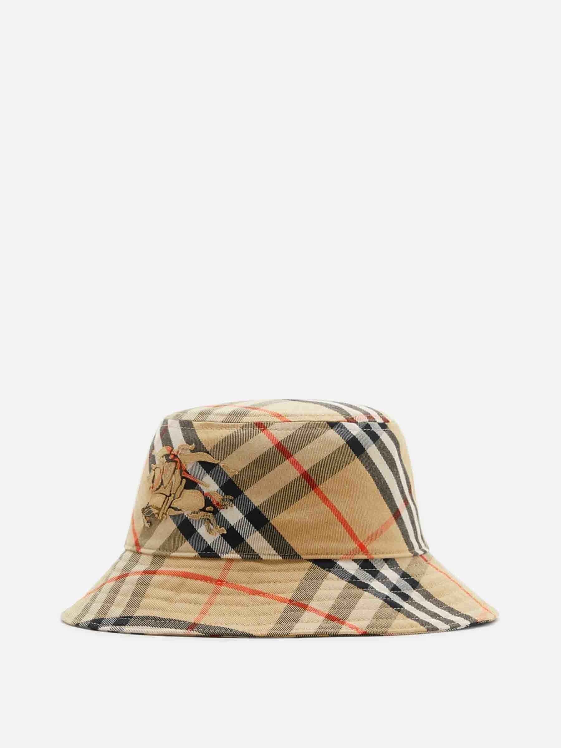 帽子・その他 Signature Check Bucket Hat B724A5E6-D5D9-467F-8DAE-