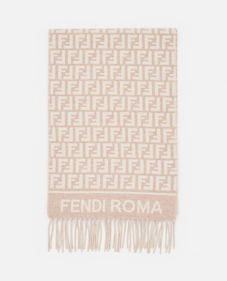 FF Scarf - Pink cashmere scarf
