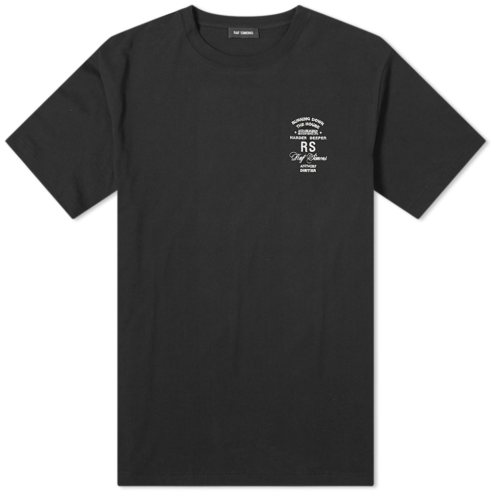 Raf Simons Slim Fit RS Embroidery Tee - 1