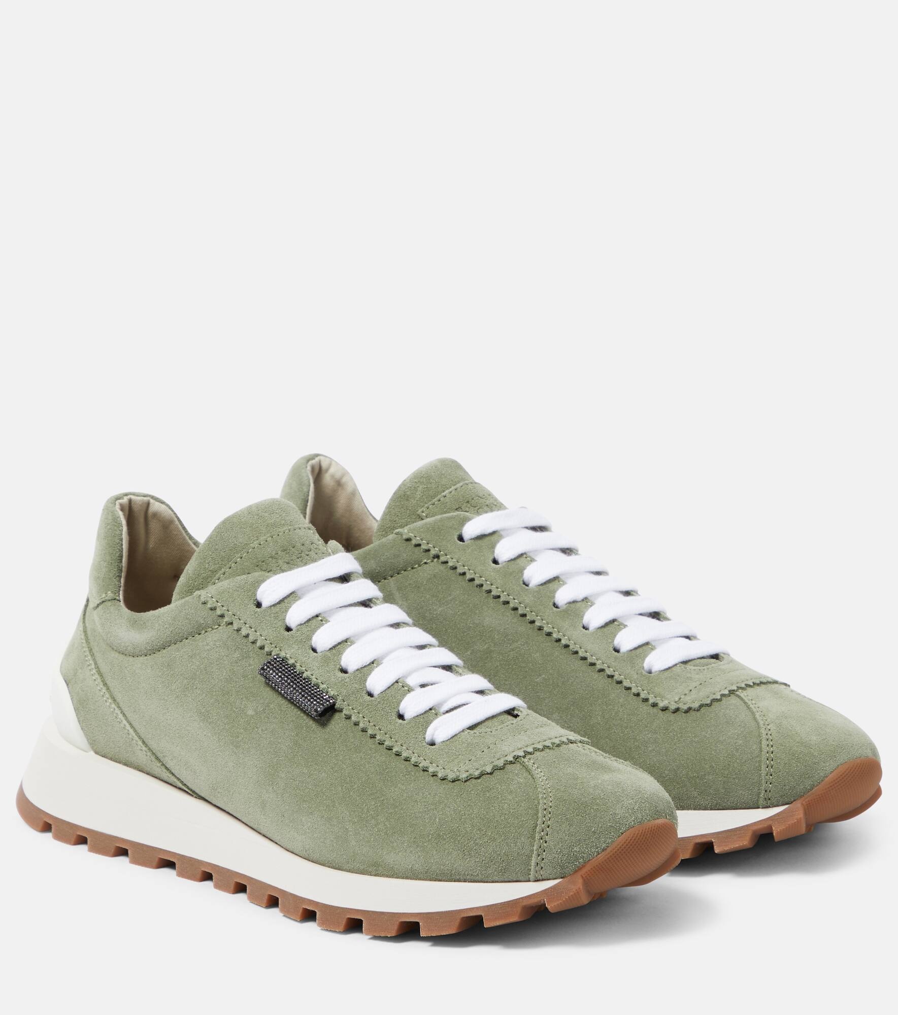 Brunello Cucinelli Suede sneakers | mytheresa | REVERSIBLE