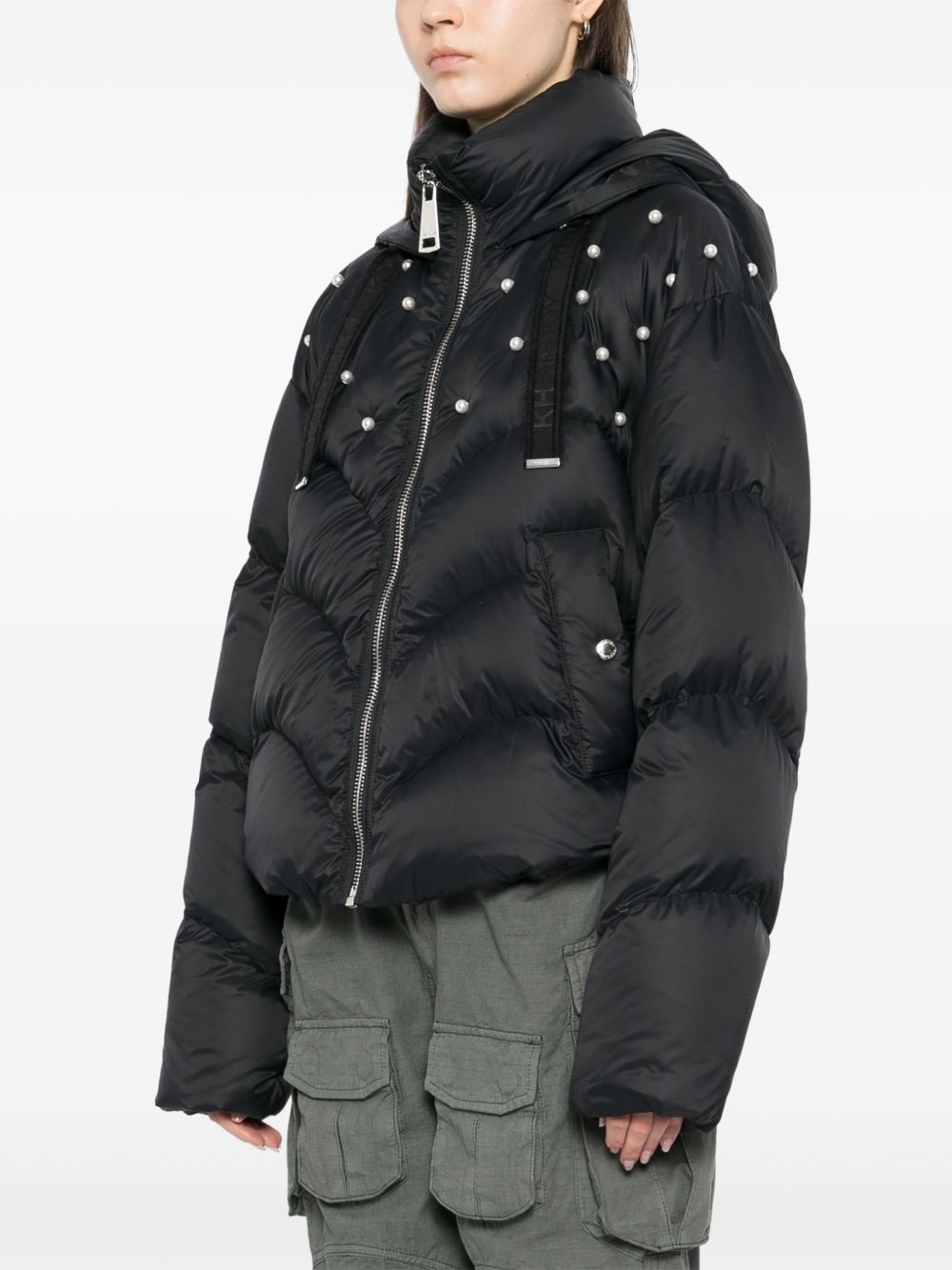 Hug faux-pearl jacket - 3