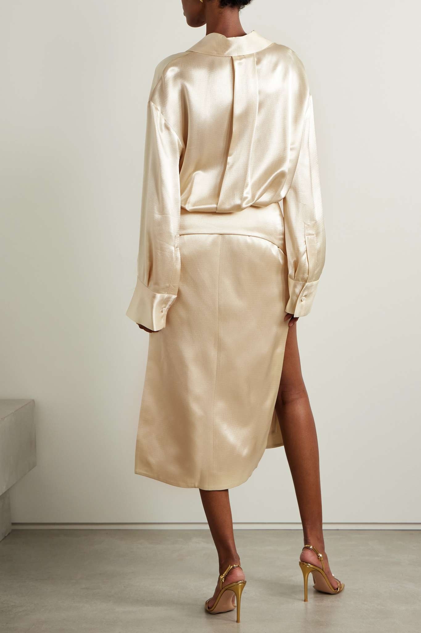Charla mikado midi dress - 4