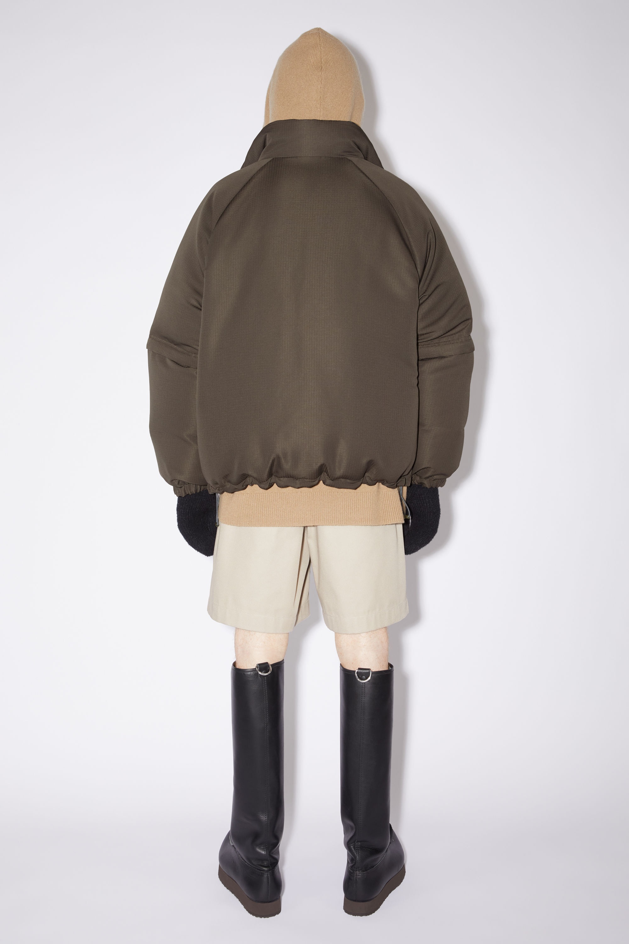 Reversible down jacket - Chestnut brown - 3
