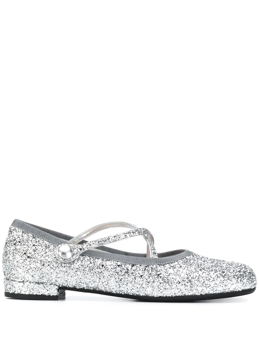 glitter ballerina shoes - 1