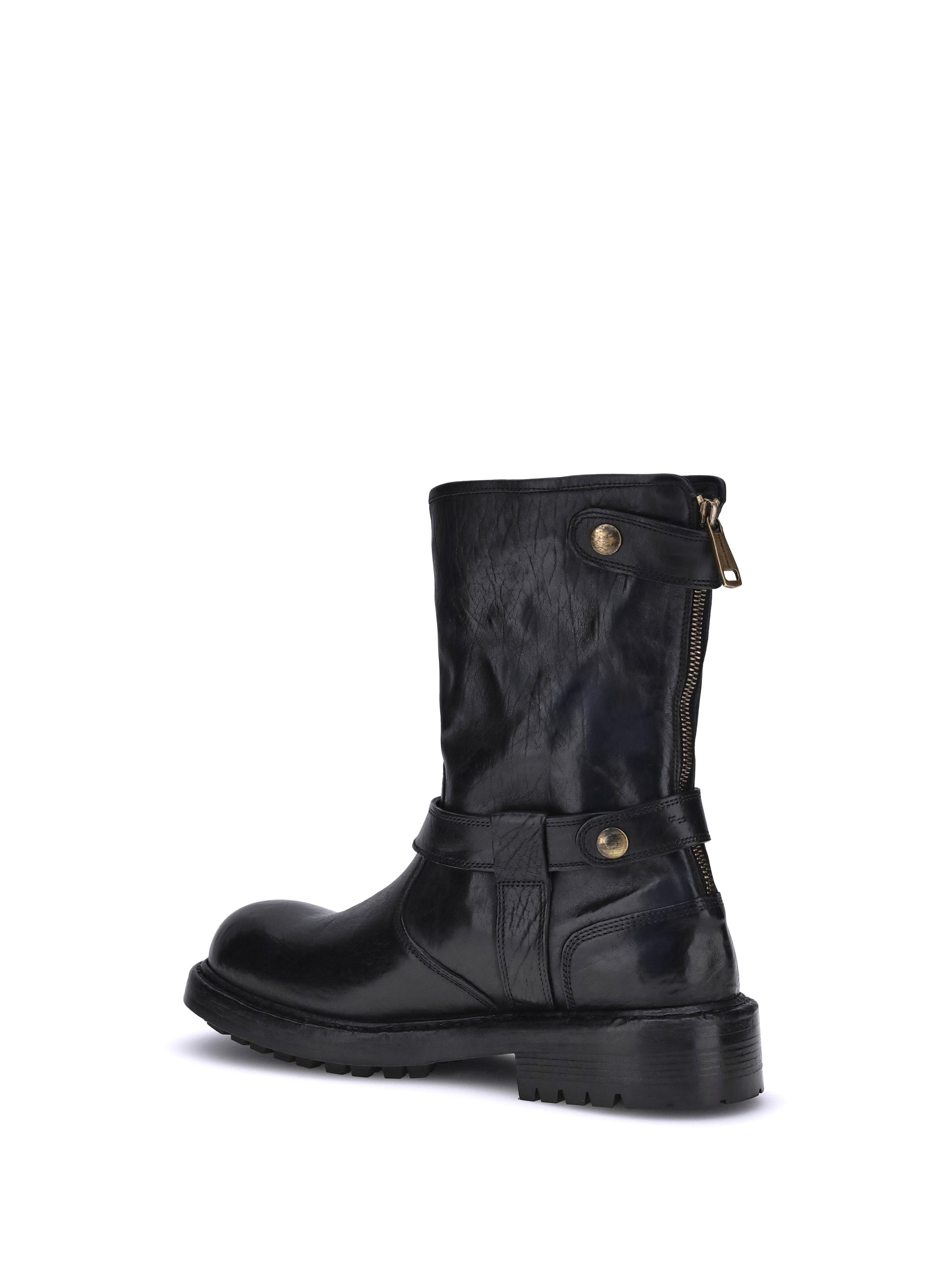 Dolce & Gabbana Men Leather Boots - 3