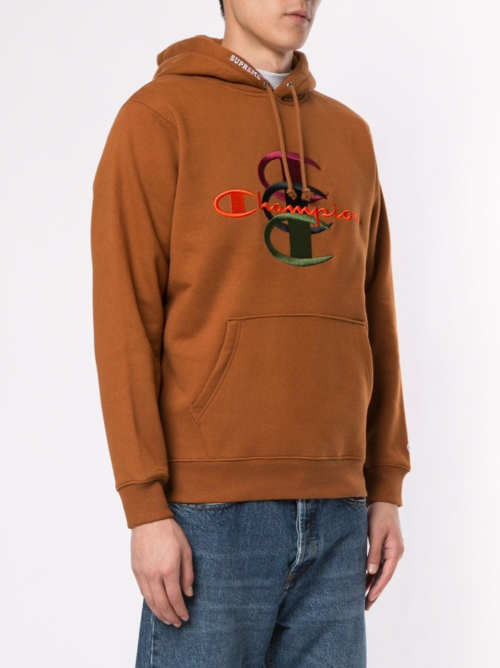 stacked c hooded sweatshirt - 3