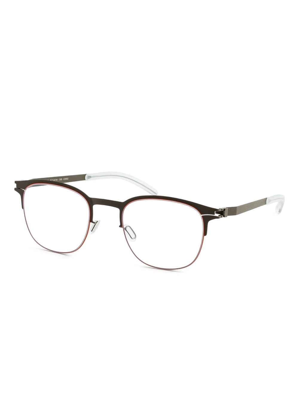 square-frame glasses - 2