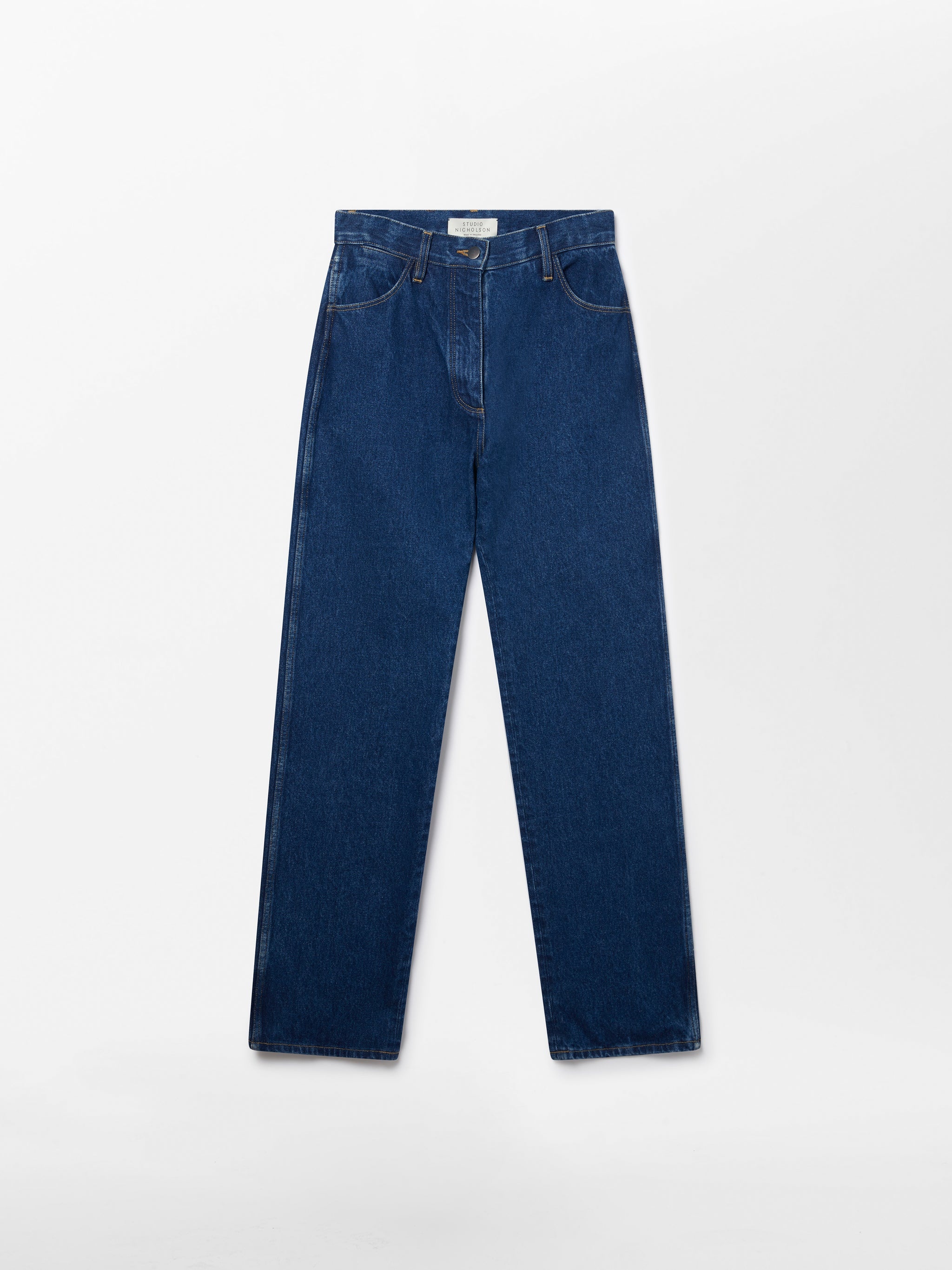 STUDIO NICHOLSON｜JEANS (ARAL DENIM PANT BLEACH WASH (A Studio Nicholson Aral Denim Pant | REVERSIBLE