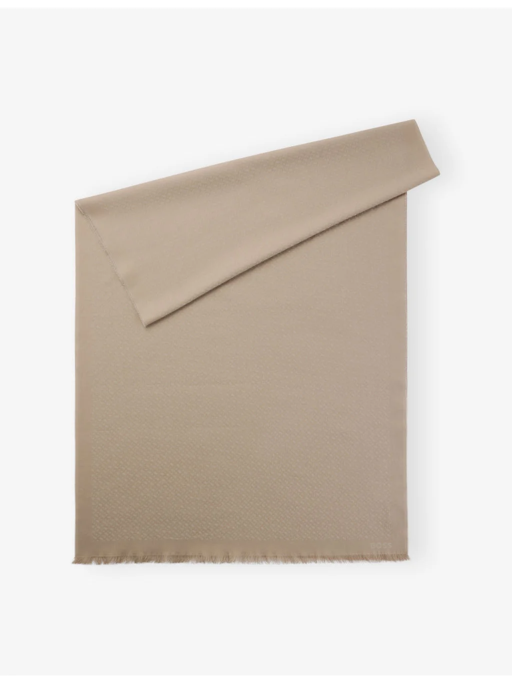Monogram-Pattern Cotton-Blend Scarf - 1